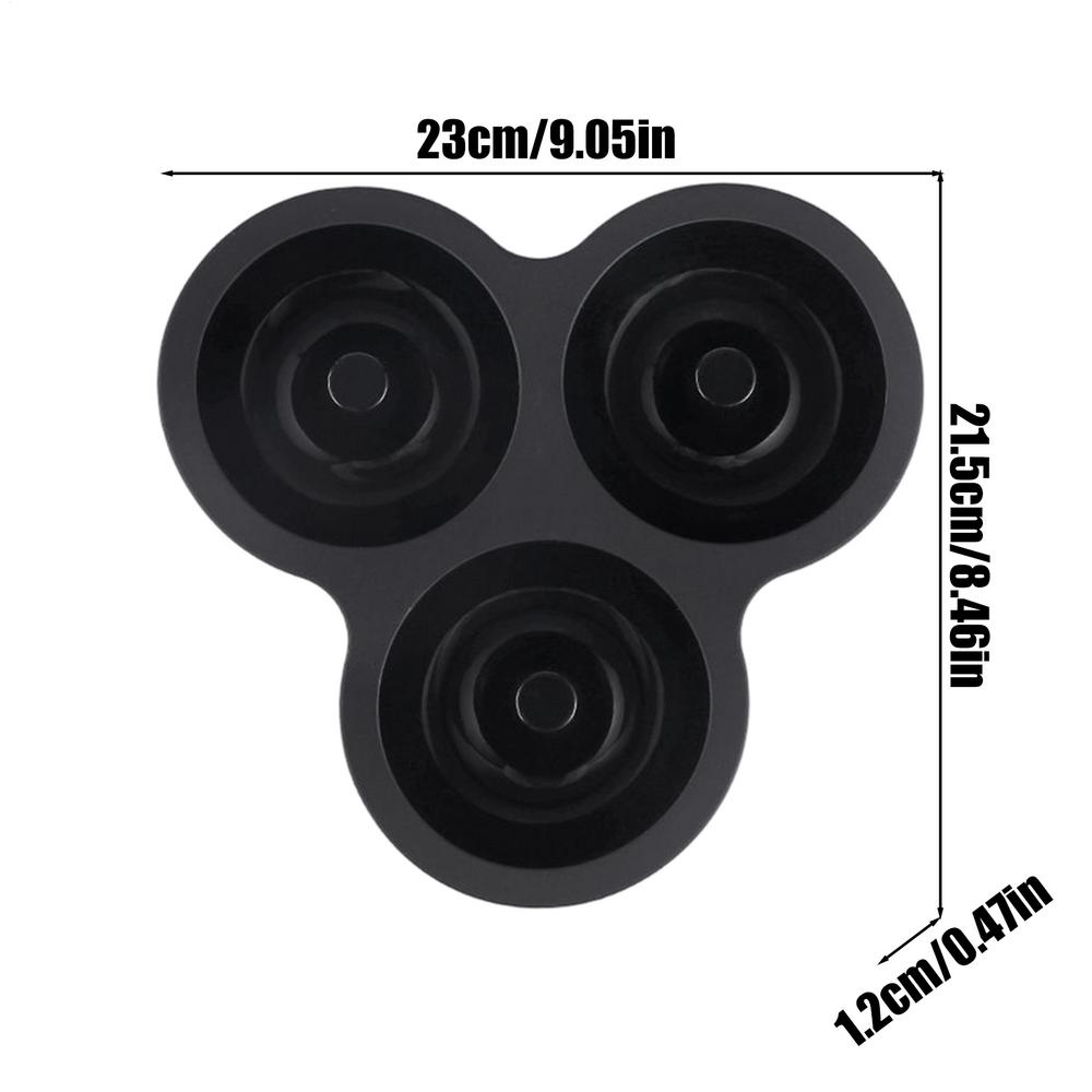 Donut Pan For Baking Heat Resistant Silicone Tray Food Grade Molds For Donut Baking For Cake Cookie Snack Cooking Breakfast Prep