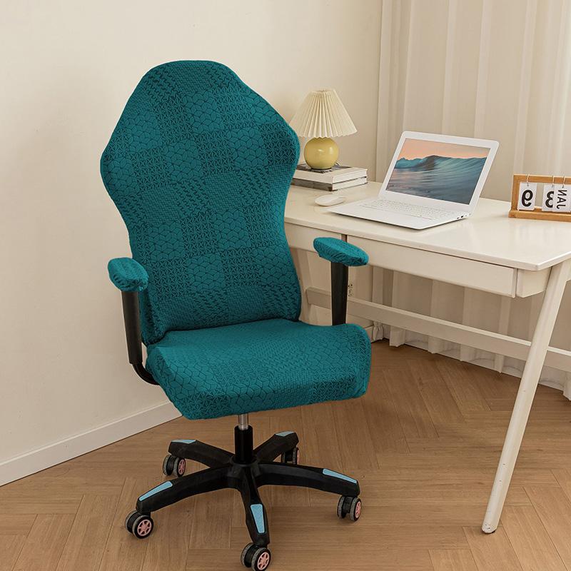 Gaming Chair Covers With Armrest Cover Spandex Elastic Internet Cafe Bar Office Seat Cover Computer Chair Dust-proof Protector