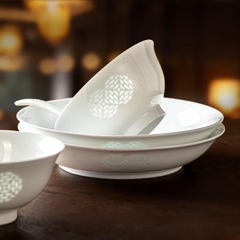 Aowei 2026 Jingdezhen Linglong Ceramic Dining Bowls  Plates