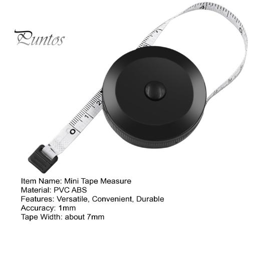 Mini metro a nastro retrattile righello di misurazione compatto portatile flessibile morbido righello per misurazioni accurate