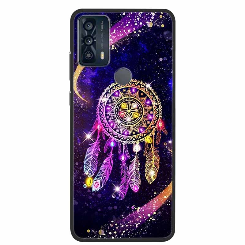 For TCL 20Y 20E Case Luxury Soft Silicone TPU Back Cover For TCL 20Y 20B Phone Cases TCL20Y 20 Y TCL20E Cute 6125F Funda Cartoon