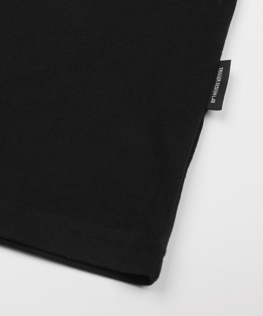 Deulousi Dw Melting Studio Short Sleeve T-Shirt Black