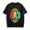 T-shirt Casual Imprimé Graphique ABCD « Kindergarten Rocks » Pour Tous les Âges T-shirt en Coton Pur