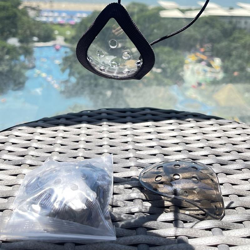 Poröse Braune Post-Chirurgie Augenmaske mit Weicher Kante zum Augenschutz und zur Stoßvermeidung