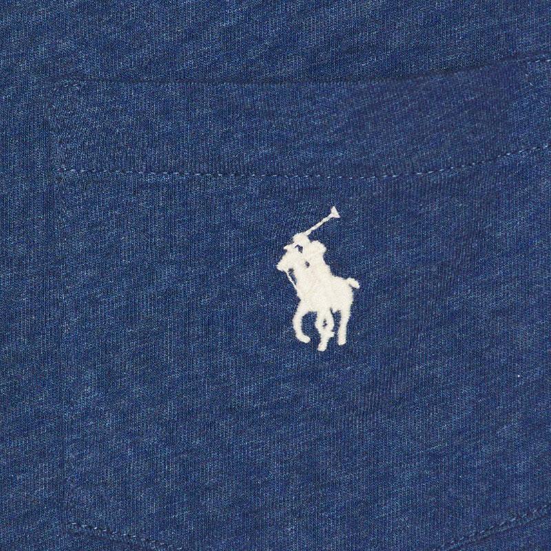 Polo Ralph Lauren Embroidered Pattern Crew Neck Pullover Short Sleeve T-Shirt Men tops Blue 710707095-007