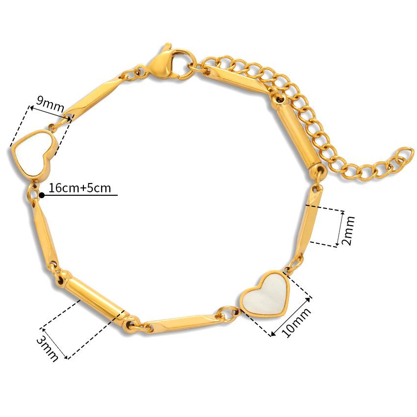 

Геометрический браслет из титановой стали с фритиллярией, браслет с персонализированным ветром золотой