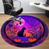 1pc Moonlit Garden Office Round Area Rug, Under Office Chairs Bedroom Living Room Home Decor, Room Deco, Available In Various Sizes