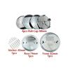 7 Stuks voor- en achterauto logo's naafdop stuurwiel sticker Voor BMW F48 E60 G23 F16 E36 X5F25 G38 F06 F22 E93 E46 G31