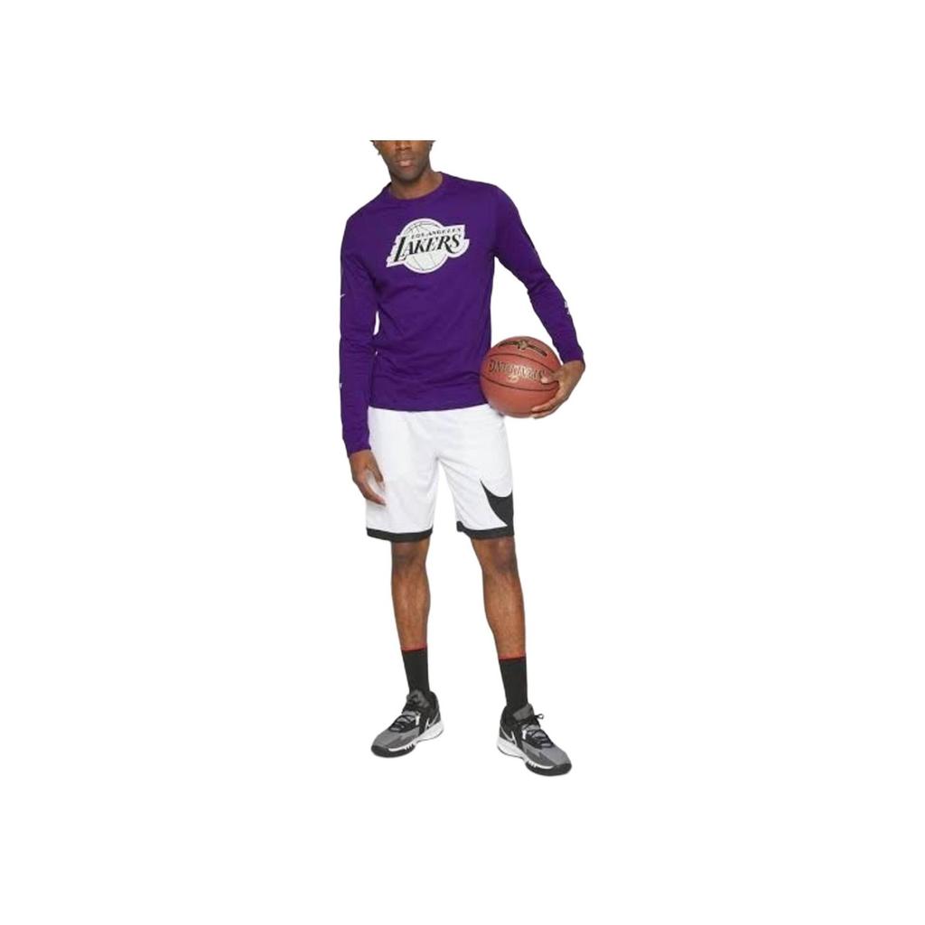 Nike NBA Los Angeles Lakers L/S T-shirt Purple/White Men Streetwear DV6040-504