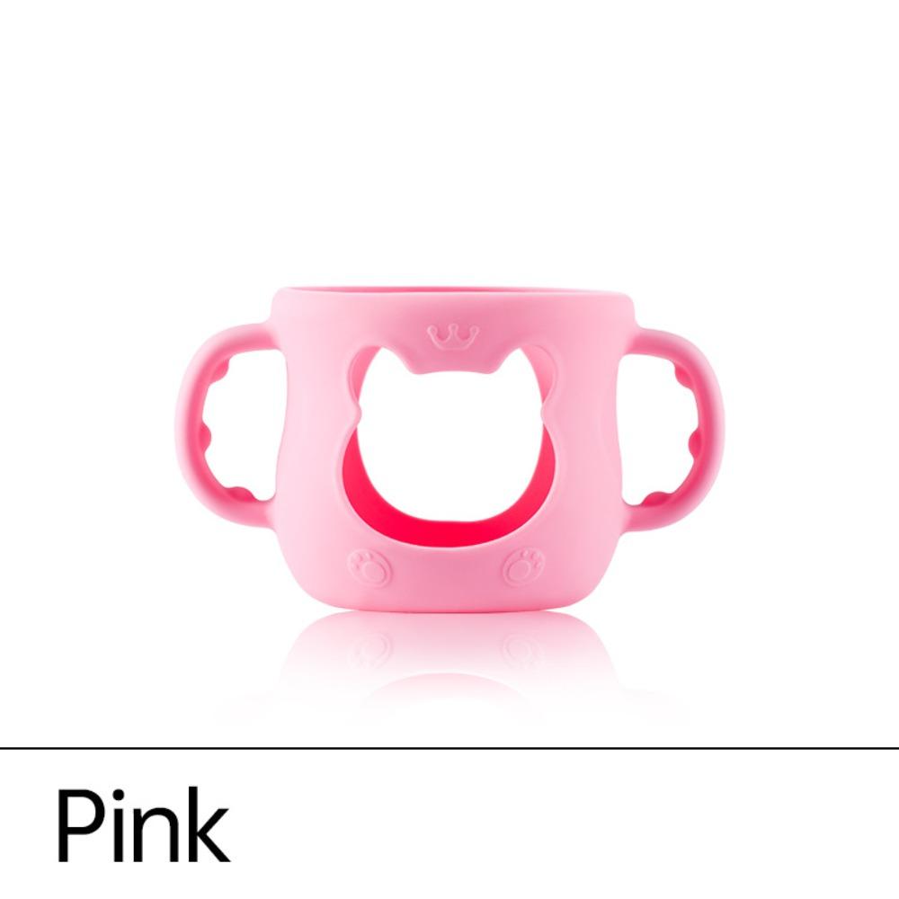 with Handles Baby Bottle Cover Anti Break Baby Bottle Holder Portable Silicone Sleeves  Nursing