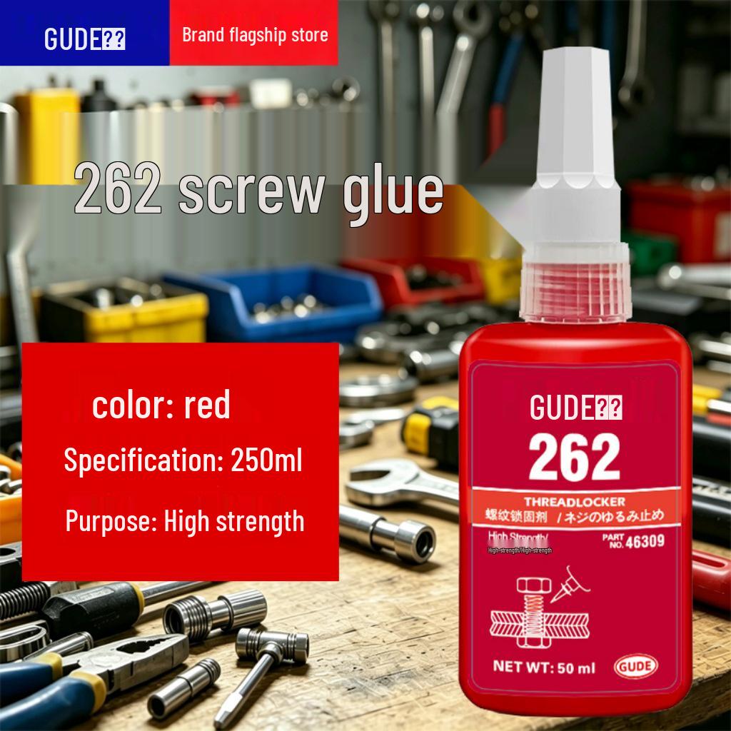 Anaerobic Threadlocker Adhesive 50ml - Screw Anti-Loosening for Fastening (Models 242, 243, 263, 271, 272, 277)