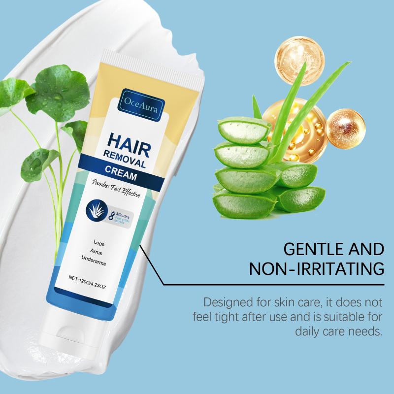 Redness Reducing Hair Remover Cream for Legs Arms Painless and Long Lasting Smooth Summer Skin Formula