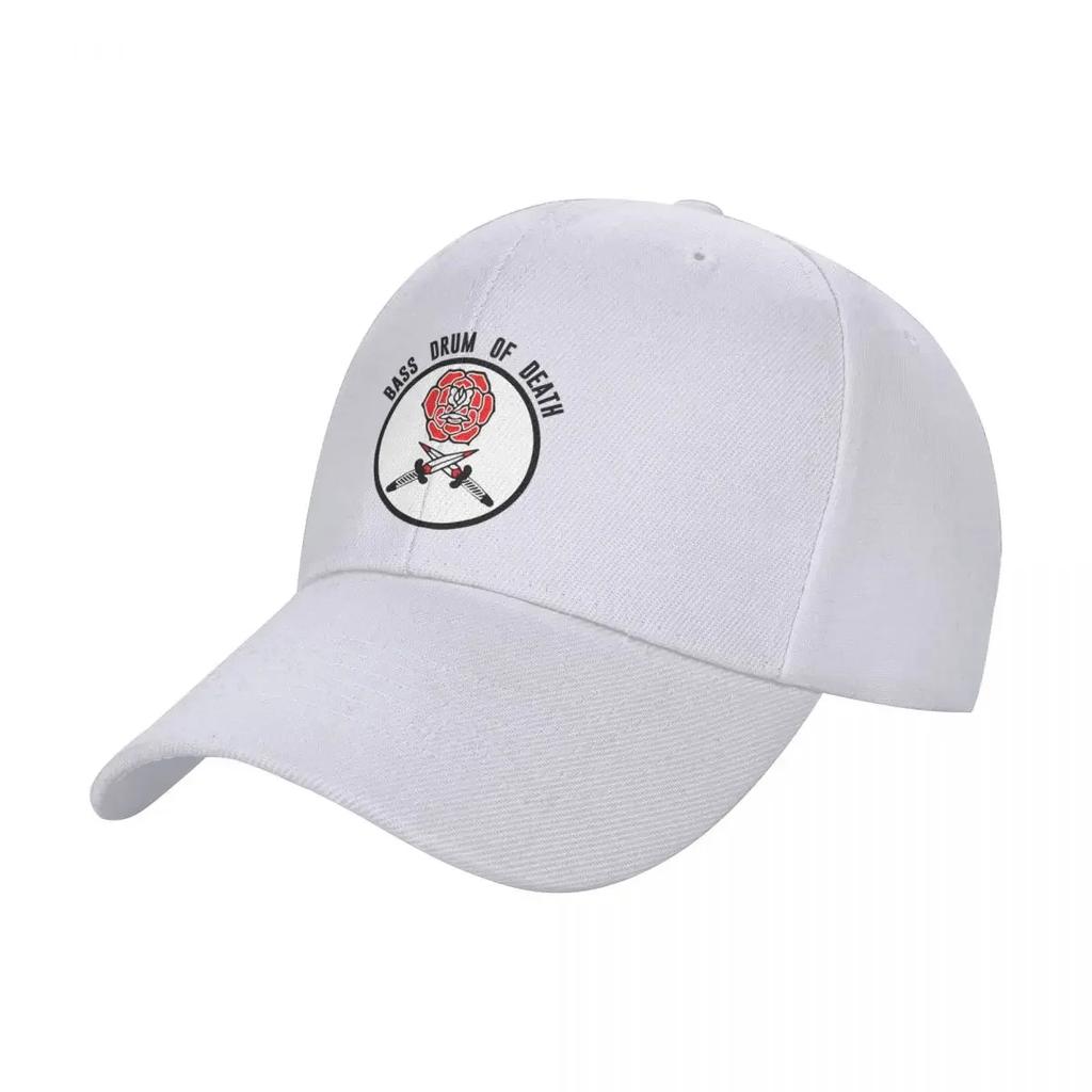 Bass Drum of Death High Quality Logo Light Baseball Cap Designer Hat Military Cap Man Vintage Caps WomenMen's