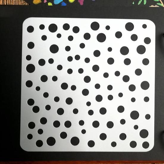 Bird Flower Paws Stencil DIY Craft Layering Album Painting Embossing Template