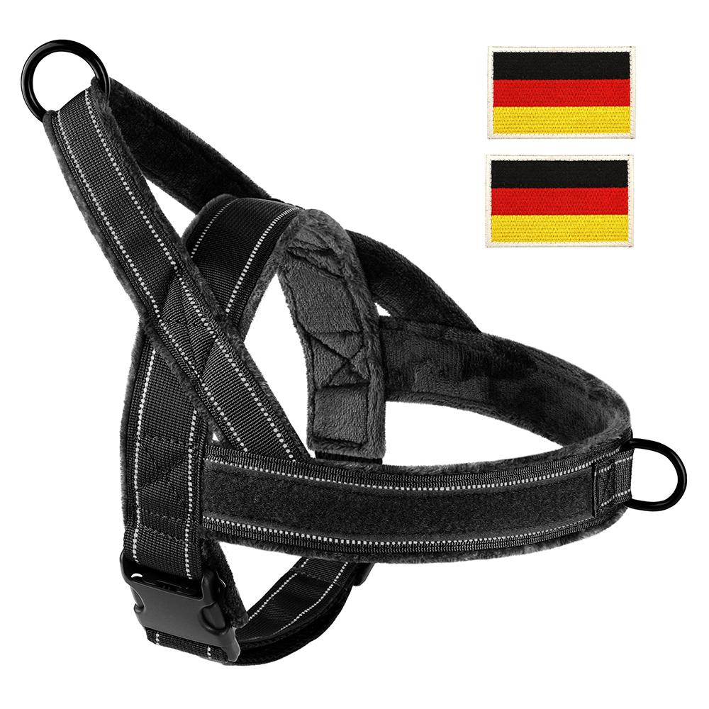 

Шлейка для собак без тяги, военная тактическая шлейка для собак, светоотражающий жилет для дрессировки домашних животных, прочный, для маленьких, средних и больших собак S