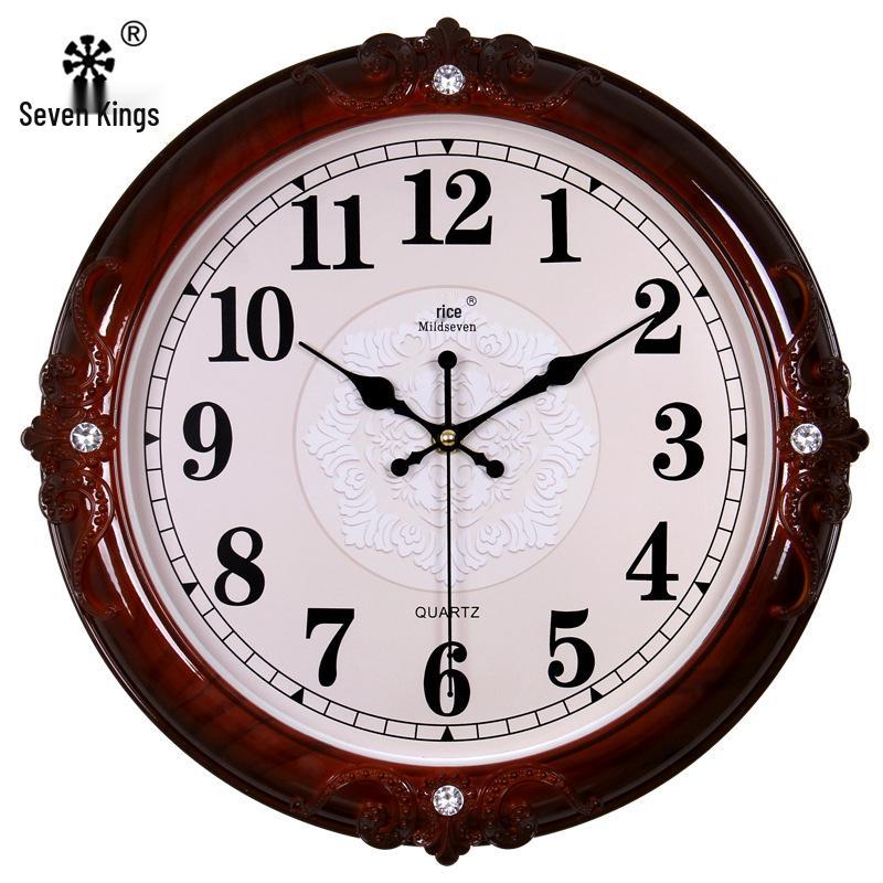 

Настенные часы с бесшумным кварцевым механизмом в европейском стиле для гостиной