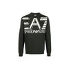 EA7 Letter And Number Print Crew Neck Casual Pullover Sweatshirt Men Sweatshirt Black 3HPM27-PJ05Z-1200
