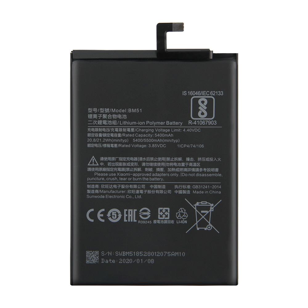Replacement Phone Battery BM51 For Xiaomi Max3 Max 3 Xiaomi BM51 Replacement Battery + Tools 5500mAh