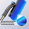 Multipurpose Windshield Ice Scraper Tool 9.4 Inch Soft Bristle Snow Brush Nonslip Foam Grip Suitable For Winter Cleaning