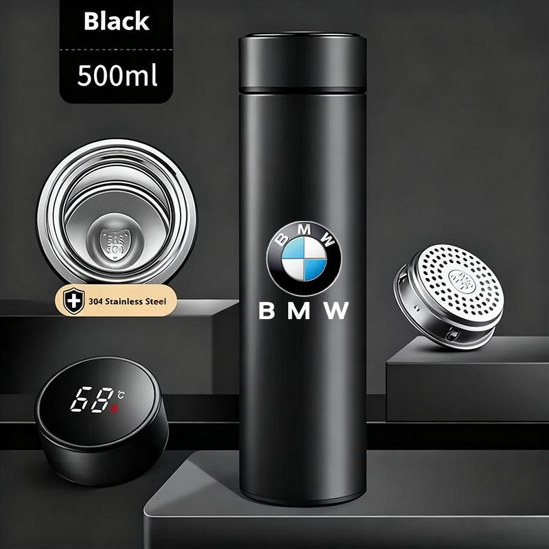 Car LED Intelligent Temperature Measurement Cup Thermos Bottle Sticker For BMW M E46 E90 E60 F30 F10 E39 E36 G20 G30 F20 E87 KS7