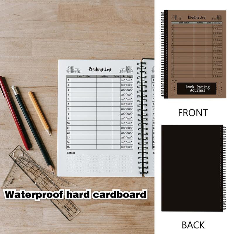 Compact Reading Journal - Track Your Progress With Book Ratings, Notes & Lists - Ideal Gift For Book Lovers & Voracious Readers