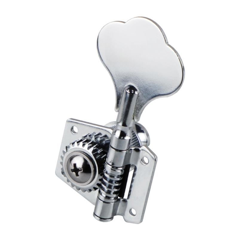 Electric Bass Tuning Pegs Bass Opened Machine Heads Knobs String Tuners for 4 String Electric Bass Right/Left Hand