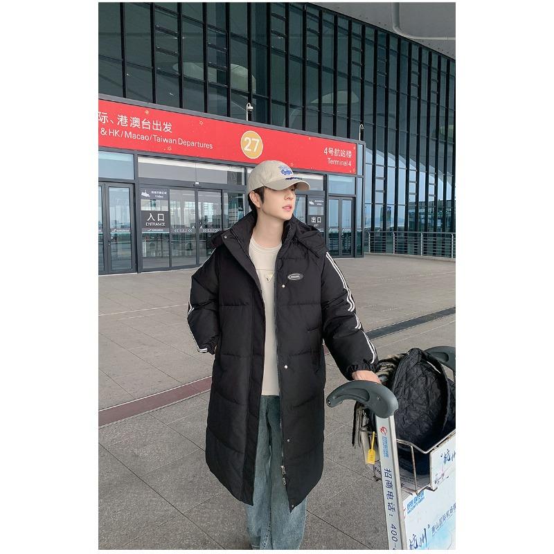 Couples Cotton-padded Jacket for Men and Women with Winter Extended Down Cotton-padded Jacket Loose Outdoor Padded Cold-proof Cotton-padded Jacket.