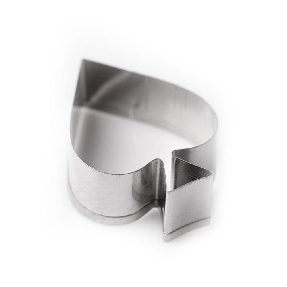 Gebäckclub Form Herz Kuchen Keksform Edelstahl Spielkartenform Ausstechform