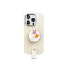 Metal Tulip Airbag Holder Mobile Phone Case For Iphone16 Messenger Rope Apple 15Promax Protective Case