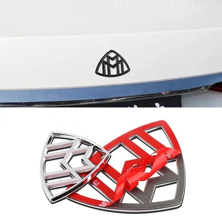 Car Sticker MAYBACH Letter Badge Car Stickers for Mercedes Benz MAYBACH V12 S400L S600 Rear Trunk Logo Modified Accessories Deco