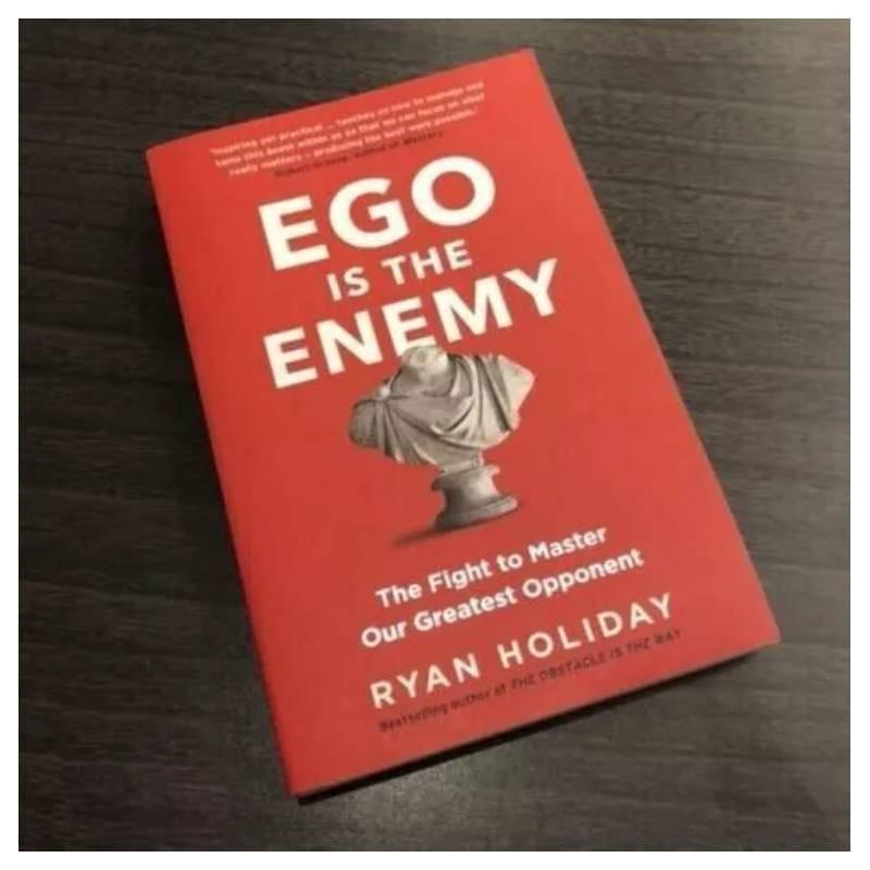 Inspiring English Self-help Book Ego Is The Enemy By Ryan Holiday For Personal Growth