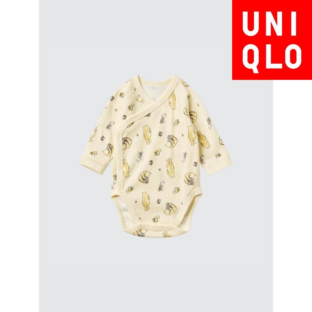 

Uniqlo ЯПОНИЯ боди Винни Пух спереди открывающийся 40 CREAM/60