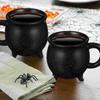 Tripod Boiler Cup Witch Cauldron Water Coffee Mug Halloween Cups Decorative Ceramic Latte Porcelain Dad