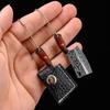 DIY Steel Wood Mini Pocket Knife Car Keychain Fishing Accessory and Bottle Opener