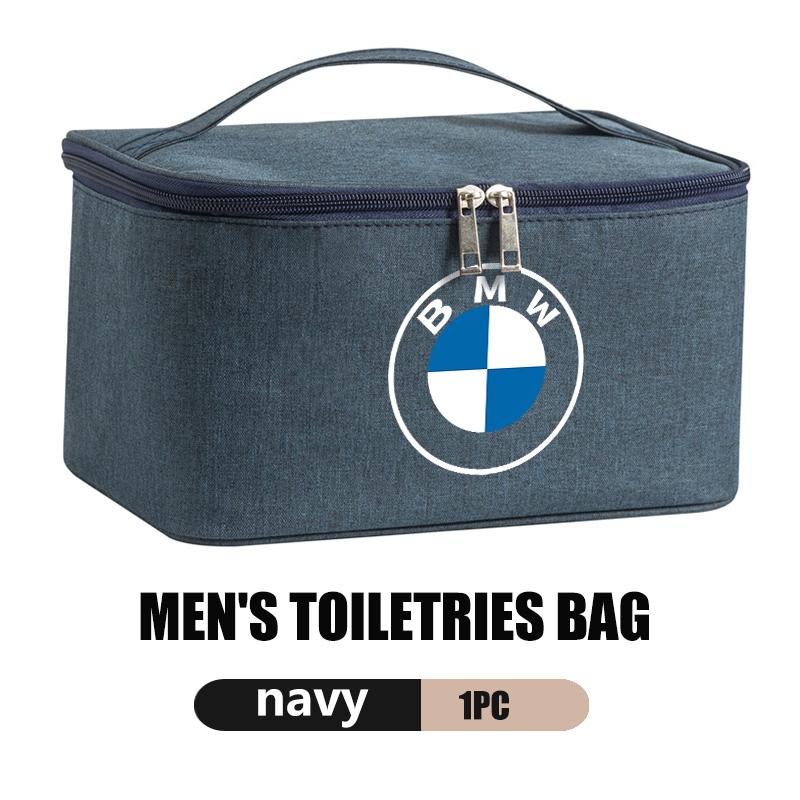 WSQK5 Car Travel Portable Cosmetic Toiletries Bath Storage Bag For BMW M Performance Alpina M3 M5 M6 X1 X3 X4 X5 G20