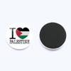 Adesivo Magnetico per Frigorifero Bandiera Palestina 25mm Piccolo Decorativo Vetro di Cristallo