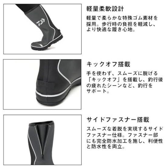 Daiwa Fishing Boots (Spike) NB-3106W Gray M