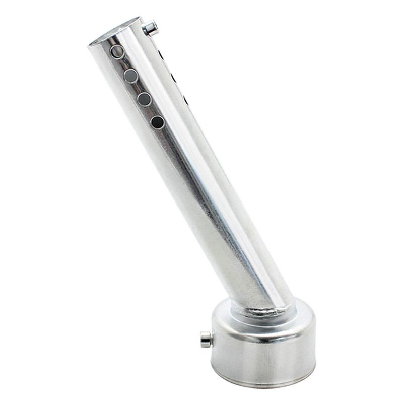 For Nuoxintr Motorcycle Exhaust Muffler Adjustable DB Killer Silencer Noise Sound Eliminator Universal Chrome 48mm
