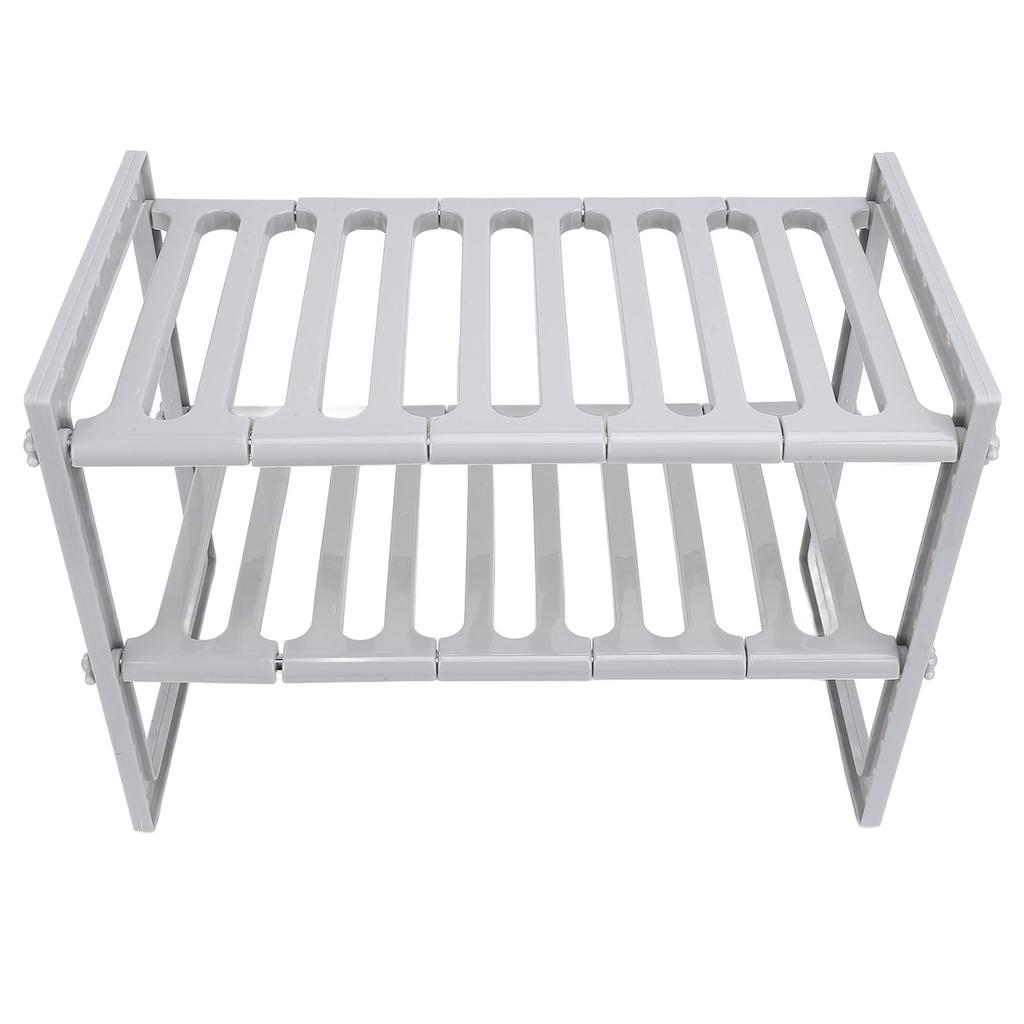 Under Sink   2 Tiers Multifunctional Stretchable Large Capacity Under Counter Storage