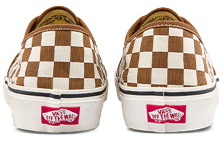 Vans Authentic Low Tops Casual Skateboarding Shoes Unisex Brown White VN0A5HYPAXS