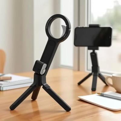 Carabiner-Mounted Phone Tripod Strong Adsorption Phone Handle High Quality Bracket  Vlog