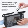 Small Portable Nylon Mesh Makeup Bag with Custom Logo