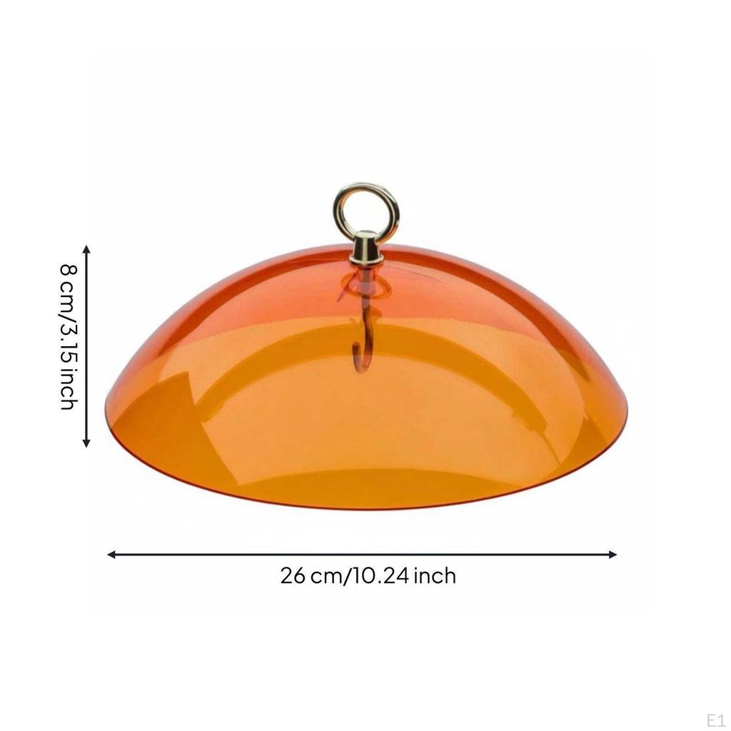 Hanging birds Feeder Dome Weatherproof rain cover Multipurpose Canopy for