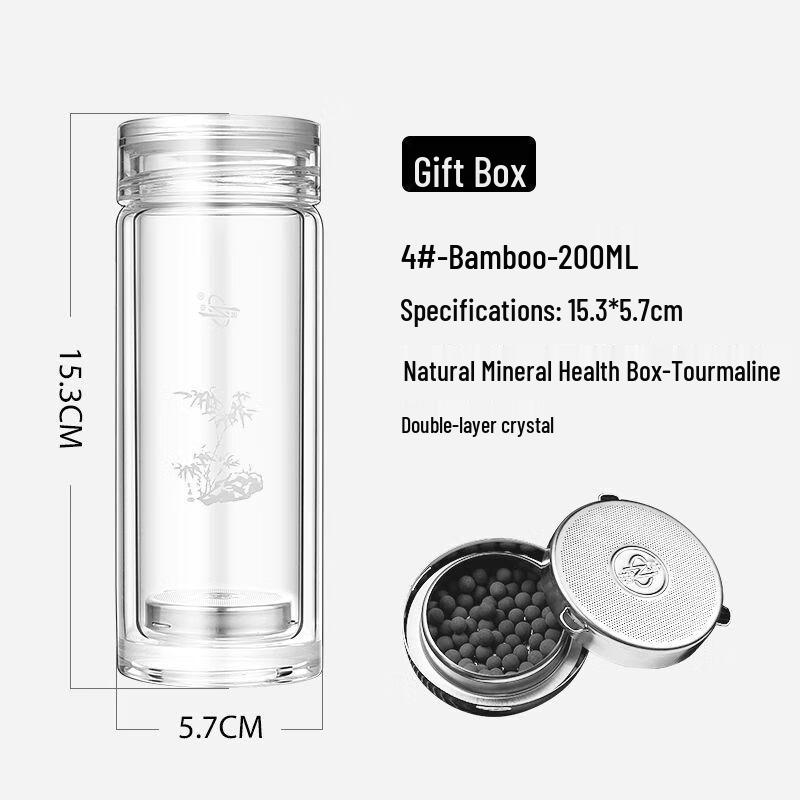 Noah Portable Insulated Double-Layer Glass Cup