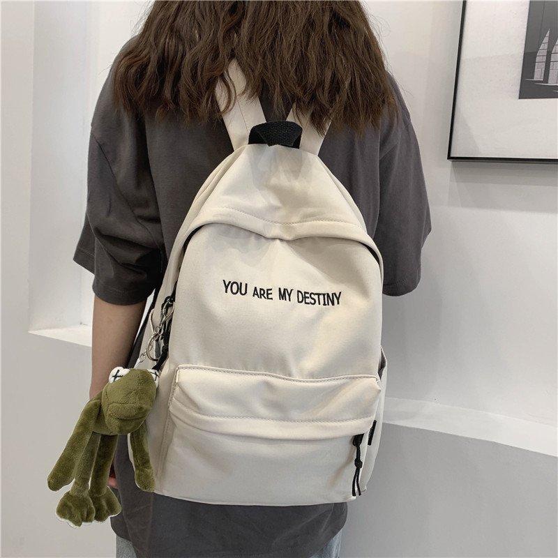 

female Korean version college student junior high school student large capacity trendy travel backpack men s ins backpack 30*13*40