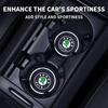 Car Cup Holder Coaster for Skoda Octavia Fabia Superb Rapid Kodiaq Kamiq Karoq Scala Auto Interior Accessories Anti-Slip Mat