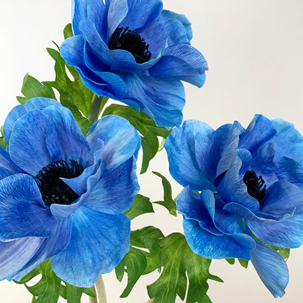 No Maintenance Flower Artificial Flower Stem Uv Resistant Silk Bloom Realistic Faux Flower Centerpiece for Home Office Wedding