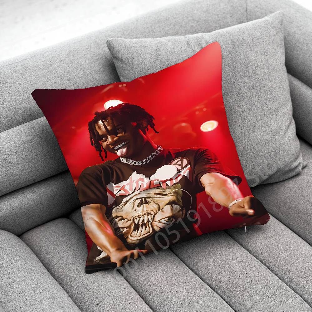 Чехол на декоративную подушку P-Playboi C-Carti Music Whole Lotta Red для подушек 50x50см 40x40см 45x45см 30x30см Квадратный чехол для подушки в спальню 30cmx30cm