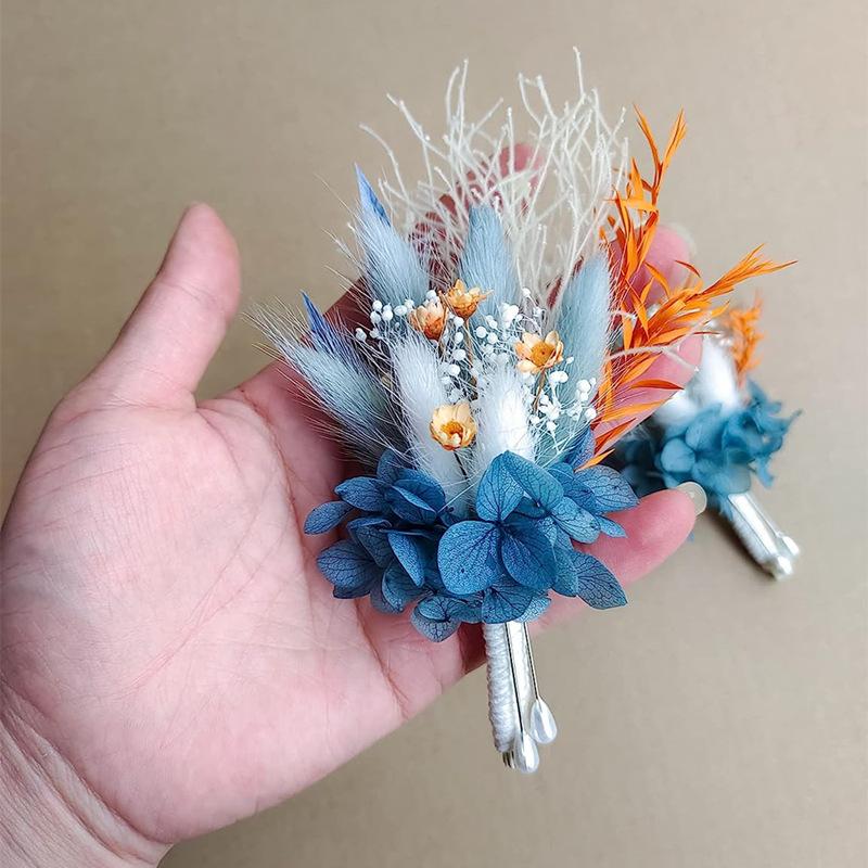 Eternal Flower Dried Flower Mini Small Bouquet Souvenir Aromatherapy Bottle Corsage Holiday Gift Box Decorative Gift