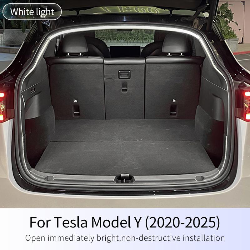 Dynamic Flowing Rear Trunk Light for Tesla Model Y Juniper 2025- Model 3 2018- Highland 2024-UP LED Strip Accessories